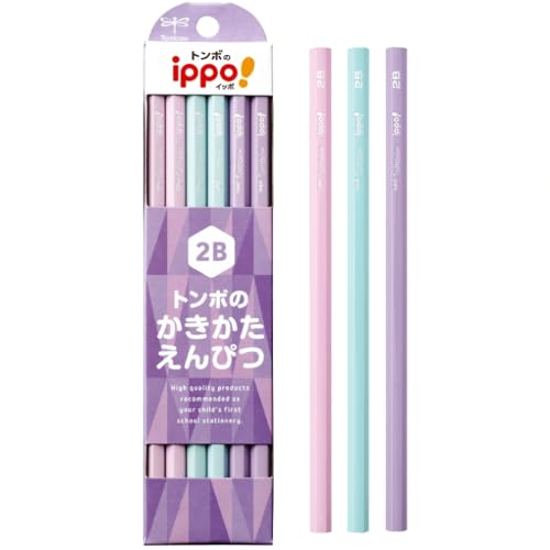 ラインフレンズ かきかた鉛筆 12箱セット Amazon | トンボ鉛筆 かきかた鉛筆 ippo! プレーン 2B パープル 1